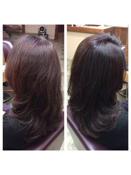 美容室 アーク くせを生かす。