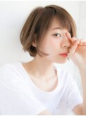 ショートバングで可愛さプラス☆