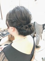 ロカット サロン(Roquat Salon)&nbsp;ロールシニヨンアレンジ【ヘアアレンジ　立川/立川南/浴衣/袴】