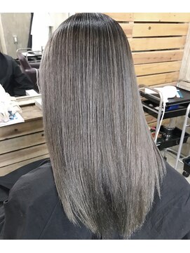 ヘアカロン 熊本本店(Hair CALON) エアタッチ×モーヴグレー