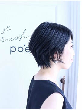 ラッシュ ポエ(rush po'e) 大人質感ショートボブ♪カット《八尾店》