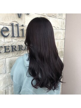カぺリベラ テラス Capelli bella TERRACE バイトも大丈夫!イルミナボルドーカラー