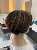 刈り上げマッシュボブ