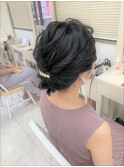 ボブでもOK！ルーズアップ