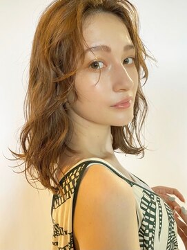 パーク(PARK) 【PARK】ニュアンスカール×鎖骨ミディ