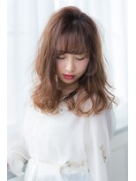 ミエル ヘア 新宿(miel hair)&nbsp;〈mielhair新宿〉大人可愛いゆるふわミディ
