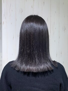 ラ ブランシュ 大宮(La Blanche) 大宮/ミニウルフ/テラコッタ/デジタルパーマ/くすみブルー/前髪