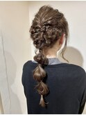 たまねぎヘアアレンジ