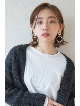 アフロート ギンザ(AFLOAT GINZA) 【白川】20代30代40代外ハネパールミルクティー23.1.28