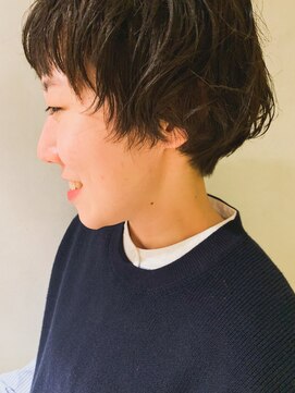 ネイビー(nvy) マッシュパーマ