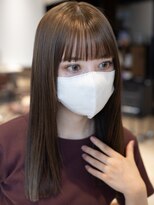【白川】20代30代40代ぱっつん前髪ミルクチョコレート23.5.12
