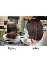 カミケンガレリア(kamiken. galleria)&nbsp;さらツヤ美髪ナチュラルボブ時短まとまる【カミケンガレリア】