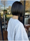 #ボブ #アッシュ系カラー #極上トリートメント
