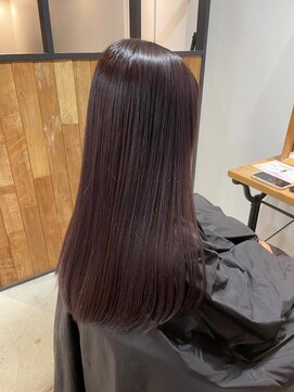 ソーホーヘアーアンドボタニカル 大橋店(SOHO hair & botanical) チョコレートブラウン/ストレート/30代40代/大橋