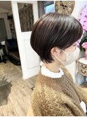耳かけマッシュショート