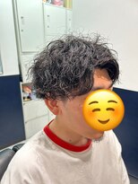 リバティシェアバーバー 銀座(LIBERTY SHARE BARBER)&nbsp;【メンズパーマ】ツイスパ入り波巻きパーマ
