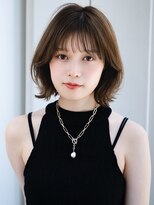 レノラ 本町(LENORA) ◯ぱっつん前髪流し前髪フェイスレイヤーロングウルフパーマ