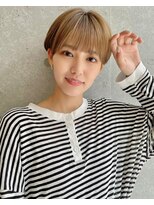 アッシュ 笹塚店(Ash)&nbsp;ミニウルフ/くすみブルー/イヤリングカラー/韓国ヘア[U24/笹塚]