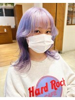 ビューブルー 亀戸錦糸町(VIEW BLUE)&nbsp;美髪シアーホワイトベージュショートカット切りっぱなしボブ