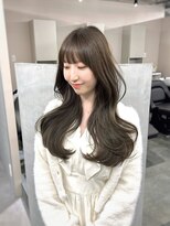 ジエクトカナウ 大阪梅田店(The Ect canow) レイヤーロング／似合わせカット／透明感カラー／アッシュカラー