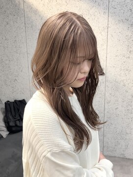 ローレン(Lolen.) ミルクティーベージュ×レイヤーカット/小顔ヘア