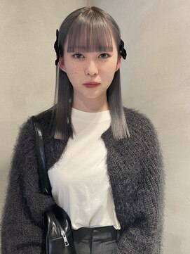 ペレ 梅田(PELE) 黒髪/ボブルフ/ネビージュ/小顔/ワンレン/梅田/髪質改善/前髪