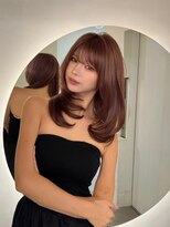 フィル 横浜(fil)&nbsp;シルキーベージュ前髪黒髪ボブルフネビージュ小顔ワンレン