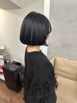 インビテーション(invitation)&nbsp;ブルーブラック　ボブ