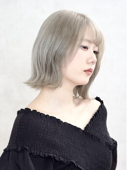 フィールエー 南吉成店(feel.a)の写真/透明感の出るアディクシーカラーであなたの理想の色味が叶う…☆オシャレなハイトーンカラーや3Dカラーも◎