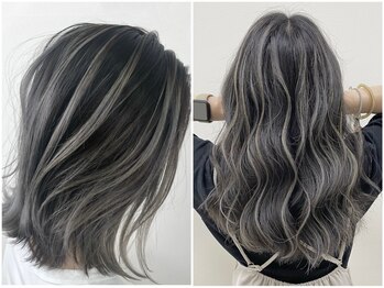 マーシュアトレ(marshu atre)の写真/【十三駅徒歩1分】cut+color¥5900◆インナーカラー/韓国ヘア/バレイヤージュ/白髪ぼかしも♪