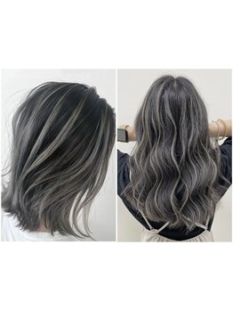 【十三駅徒歩1分】cut+color\5900◆インナーカラー/韓国ヘア/バレイヤージュ/白髪ぼかしも♪