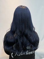 アン ブリーチ(UN BLEACH)&nbsp;ブリーチ1回～ネイビーブルーカラー♪