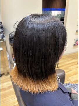 フェリエットバイビークール(feliette by Be-COOL) 外ハネボブ×裾カラー