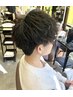 【メンズ限定】【遠藤限定】カット＋波巻きパーマ