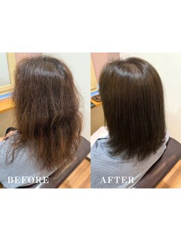 感動の指通りと艶。髪が綺麗だと、心まで軽くなる。大人女子のためのsins髪質改善ストレート。