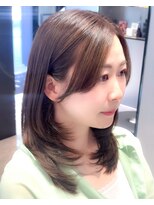 ハルキミナト ジャパン ヨコハマ(HARUKI MINATO japan YOKOHAMA)&nbsp;ミディアムレイヤー/ミディアム/レイヤー/顔周りカット