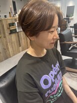 シーン 自由が丘(scene)&nbsp;チョコレートベージュ/ショートカット/ショートボブ/自由が丘