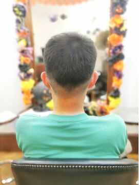 プリバート メンズツーブロックカット