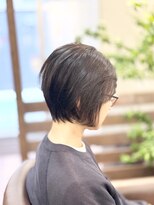 ヘアー グリーン(hair green) ふんわり質感×くせ毛細毛さんも似合うショートボブ