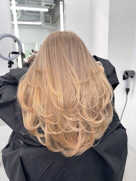 エゴ 池袋(EGO) ベージュカラー/ミルクティーベージュ/レイヤーカット/