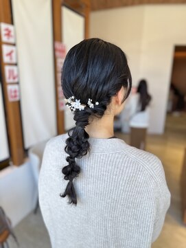 サラビューティーサイト 志免店(SARA Beauty Sight) 【志免】編みおろしお呼ばれアレンジ☆