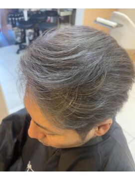 大人の白髪ぼかし