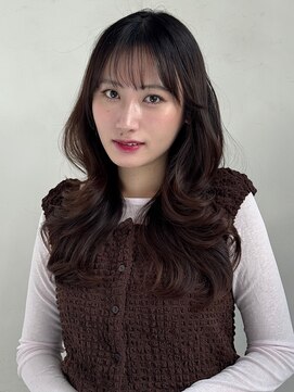 レイヤーカット/くびれ巻き/ヨシンモリ/バタフライカット/前髪