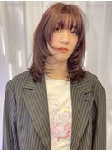 10代20代30代前髪小顔レイヤーカット