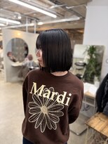 クオーレ (CUORE) 縮毛矯正×くくれるボブ