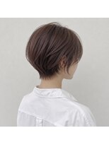アンリエラ(Unliera)&nbsp;30代/ショートボブ/くびれショート/ピンクベージュ/松山美容室