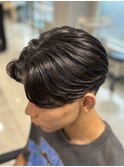 洋光台メンズ縮毛矯正ニュアンスパーマ髪質改善ウルフ眉カット