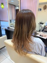 エムタニグチブランシェ(M.TANIGUCHI Branche')&nbsp;ロンググラデーションレイヤースタイル