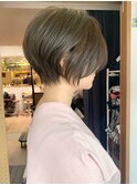 絶壁解消☆イルミナカラー×大人ショートボブ
