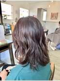 ゆる巻きウェーブスタイル